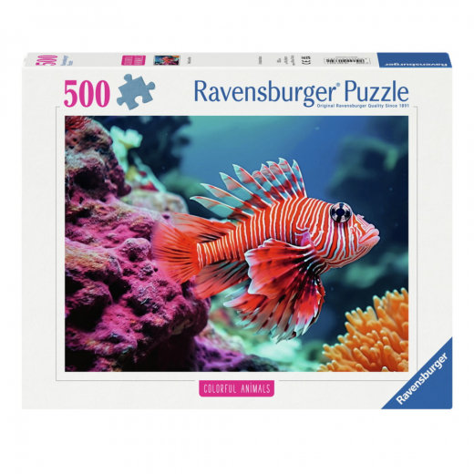 Ravensburger: Red Lionfish 500 Brikker i gruppen PUSLESPIL / < 750 brikker hos Spelexperten (12001334)