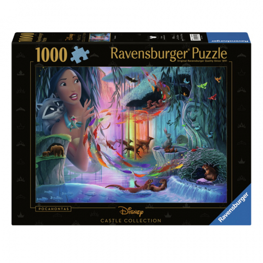 Ravensburger: Disney Castle Pocahontas 1000 Brikker i gruppen PUSLESPIL / 1000 brikker hos Spelexperten (12001344)