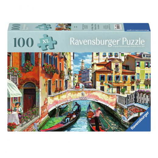 Ravensburger: Venice 100 XL Brikker i gruppen PUSLESPIL / < 750 brikker hos Spelexperten (12001365)