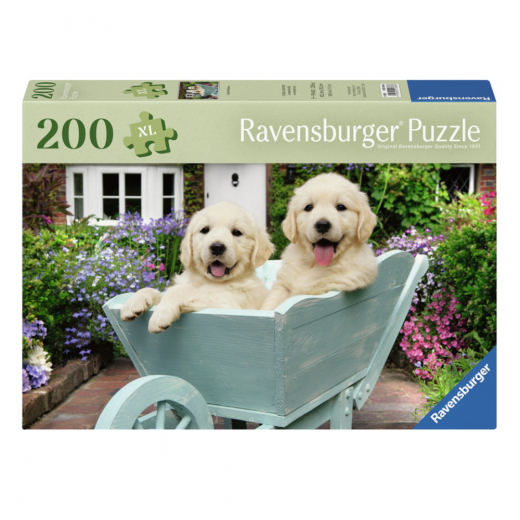 Ravensburger: Golden Retriever 200 XL Brikker i gruppen PUSLESPIL / < 750 brikker hos Spelexperten (12001368)