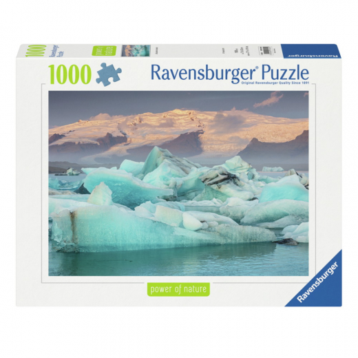 Ravensburger: Jökulsarlon Iceland 1000 Brikker i gruppen PUSLESPIL / 1000 brikker hos Spelexperten (12001394)