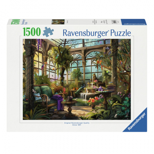 Ravensburger: The Greenhouse 1500 Brikker i gruppen PUSLESPIL / 1500 brikker hos Spelexperten (12001397)