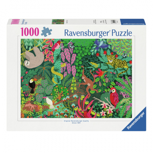 Ravensburger: Magical Rain Forest 1000 Brikker i gruppen PUSLESPIL / 1000 brikker hos Spelexperten (12001432)