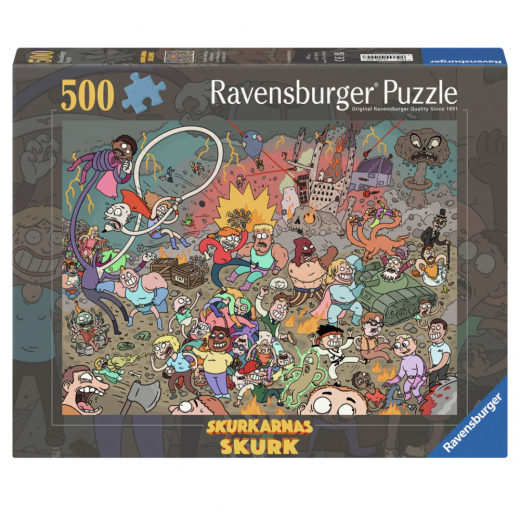 Ravensburger: An ordinary day at the Villain school 500 Brikker i gruppen PUSLESPIL / < 750 brikker hos Spelexperten (12001444)