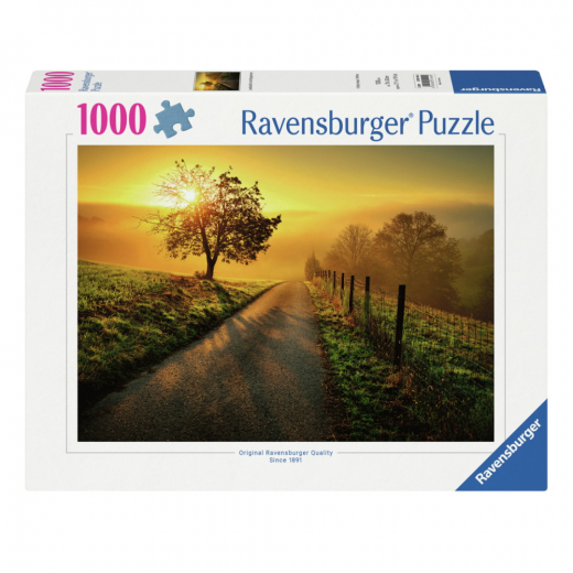 Ravensburger: Landscape In Morning Sun 1000 Brikker i gruppen PUSLESPIL / 1000 brikker hos Spelexperten (12001445)