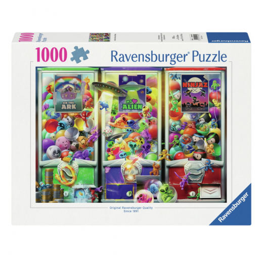 Ravensburger: Animals, Aliens & Ninjas 1000 Brikker i gruppen PUSLESPIL / 1000 brikker hos Spelexperten (12001482)