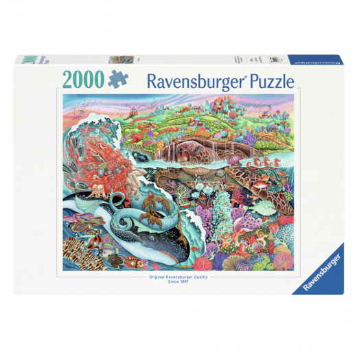 Ravensburger: Thalassic Tale 2000 Brikker i gruppen PUSLESPIL / 2000 brikker > hos Spelexperten (12001484)