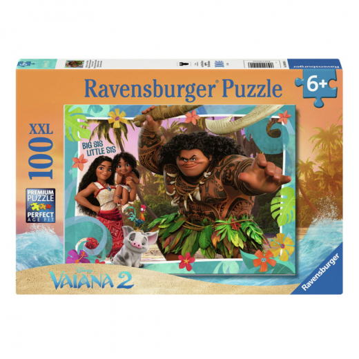 Ravensburger: Disney Vaiana 2 100 XXL Brikker i gruppen PUSLESPIL / Puslespil til børn hos Spelexperten (12004101)