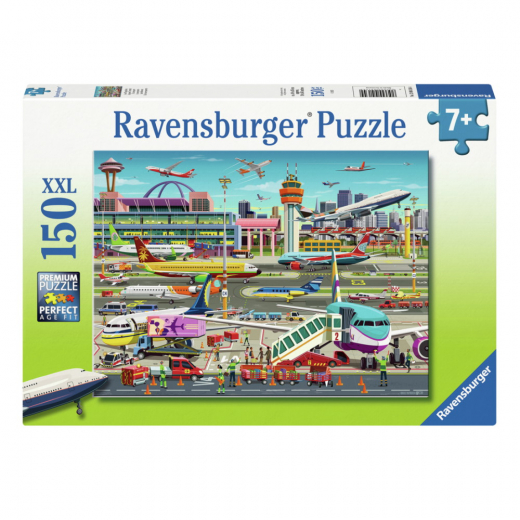 Ravensburger: Airport Central 150 XXL Brikker i gruppen PUSLESPIL / Puslespil til børn hos Spelexperten (12004134)