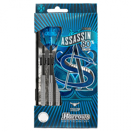 Harrows Darts Steel Assassin 80% 23 g i gruppen SPILLEBORD / Dart / Dartpile / Steeltip hos Spelexperten (123-4020-23g)