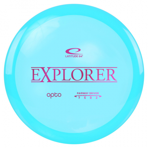 Latitude 64° Opto Explorer Turquoise i gruppen UDENDØRSSPIL / Disc Golf & frisbee / Fairway Drivers hos Spelexperten (12878)