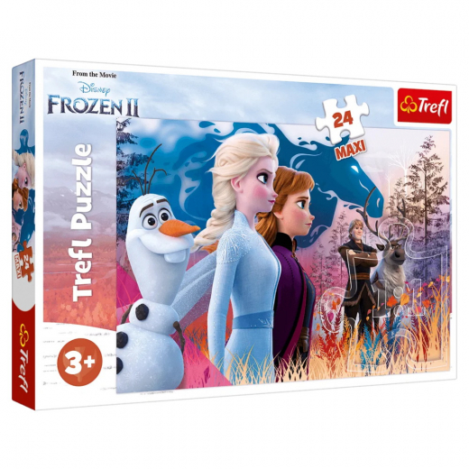 Trefl Frozen II 24 Maxi Brikker i gruppen PUSLESPIL / Puslespil til børn hos Spelexperten (14298)