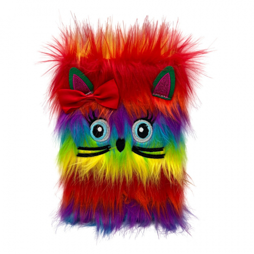 Notebook Fluffy Rainbow Cat i gruppen LEGETØJ / Skab & mal / Skriv og Tegn / Notesbøger hos Spelexperten (16-1308)