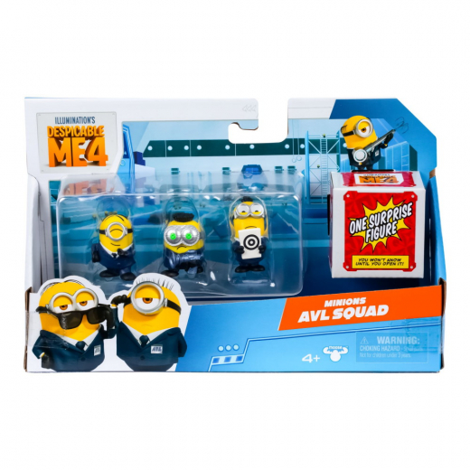 Despicable Me 4 Minions AVL Squad i gruppen LEGETØJ / Figurer og legesæt hos Spelexperten (20324-S)