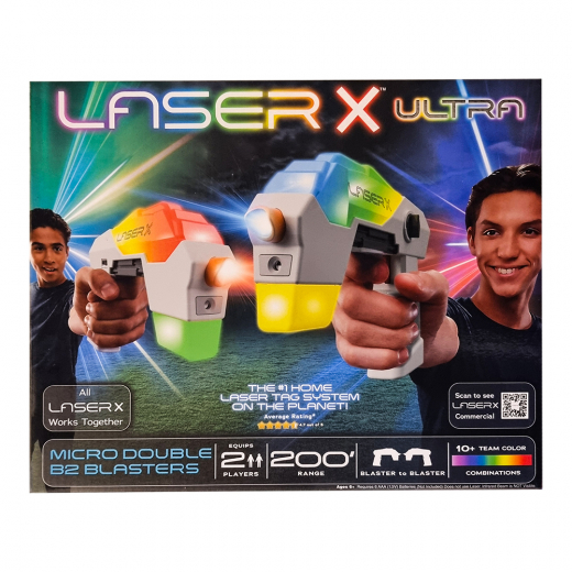 Laser X Ultra Micro Double B2 Blasters i gruppen LEGETØJ / Blasters / Laser X hos Spelexperten (20333)