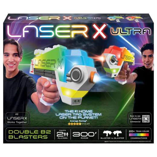 Laser X Ultra Double Blasters i gruppen LEGETØJ / Blasters / Laser X hos Spelexperten (20334)