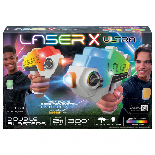 Laser X Ultra Double Blasters Chest i gruppen LEGETØJ / Blasters / Laser X hos Spelexperten (20368)