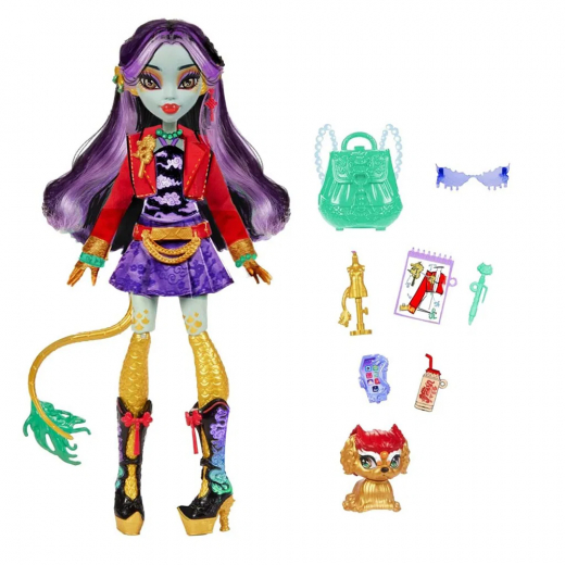 Monster High - Jinafire i gruppen LEGETØJ / Figurer og legesæt / Monster High hos Spelexperten (218-2501)