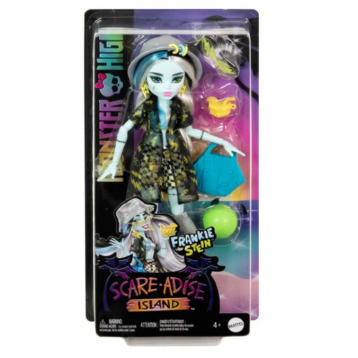 Monster High Scare-adise Island - Frankie i gruppen LEGETØJ / Figurer og legesæt / Monster High hos Spelexperten (218-2504)