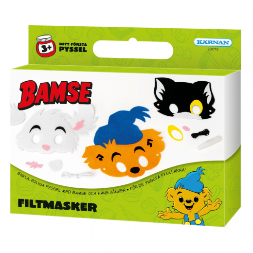 Bamse - Filtmasker i gruppen LEGETØJ / Skab & mal hos Spelexperten (250710)