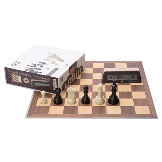 DGT Chess Set Starter Box Brown i gruppen SELSKABSSPIL / Skak hos Spelexperten (26509)