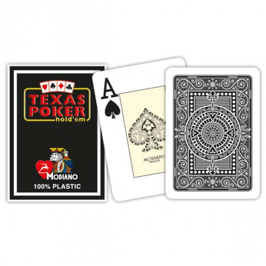 Modiano Texas Hold 'Em Black i gruppen SELSKABSSPIL / Poker & casino / Poker hos Spelexperten (3005451)