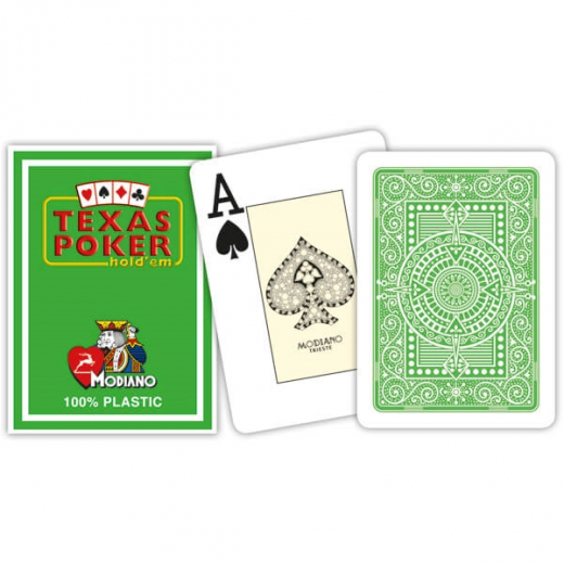 Modiano Texas Hold 'Em Light Green i gruppen SELSKABSSPIL / Poker & casino / Poker hos Spelexperten (3005464)