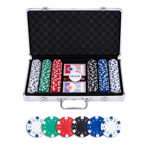 Pokerset Silver Basic 300 i gruppen SELSKABSSPIL / Poker & casino / Pokersæt hos Spelexperten (320910)