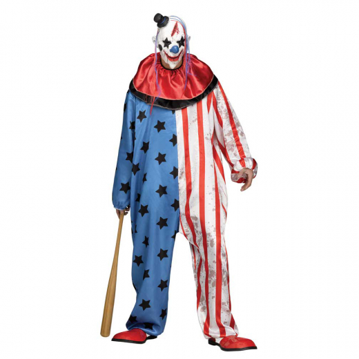 Costume Evil Clown i gruppen LEGETØJ / Maskerade / Maskerade kostumer / Kostumer til voksne hos Spelexperten (3265EC)