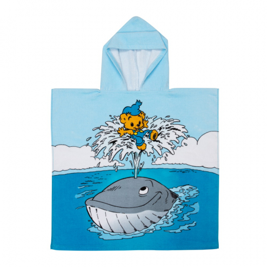 Bamse Bath Poncho, Hval i gruppen LEGETØJ / Børne- & baby / Bade hos Spelexperten (34-24300BA)