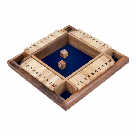 Shut The Box 10, 4 Spiller i gruppen SELSKABSSPIL / Klassiske hos Spelexperten (350122)