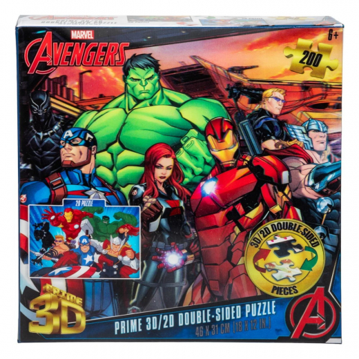 Puslespil - Avengers, 200 dobbeltsidede brikker i gruppen PUSLESPIL / Puslespil til børn hos Spelexperten (41040017-02)