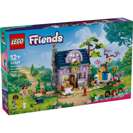 LEGO Friends - Biodlarhus och blomsterträdgård i gruppen LEGO Friends hos Spelexperten (42669)