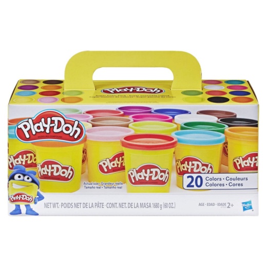 Play-Doh Super Color 20-Pack i gruppen LEGETØJ / Play-Doh hos Spelexperten (5860653)