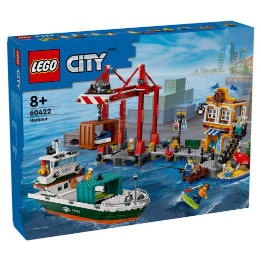 LEGO City - Kusthamn med lastfartyg i gruppen LEGO City hos Spelexperten (60422)