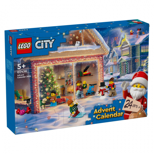 LEGO® City Adventskalender 2024 i gruppen LEGO adventskalender hos Spelexperten (60436)