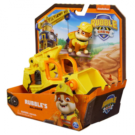 Paw Patrol - Rubble & Crew Core Vehicle i gruppen LEGETØJ / Figurer og legesæt / Paw Patrol hos Spelexperten (6066511)