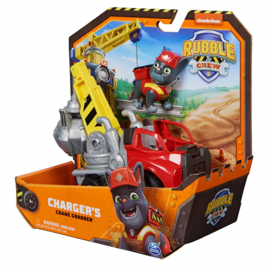 Rubble & Crew Core Vehicle - Charger i gruppen LEGETØJ / Figurer og legesæt / Paw Patrol hos Spelexperten (6066539)