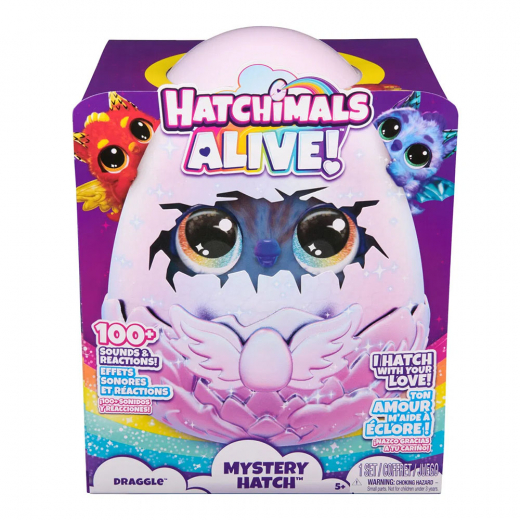 Hatchimals Alive Secret Hatch Draggle i gruppen LEGETØJ / Interaktivt legetøj hos Spelexperten (6069282)