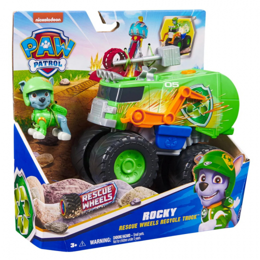 Paw Patrol - Rocky Redningskøretøjer i gruppen LEGETØJ / Figurer og legesæt / Paw Patrol hos Spelexperten (6069331)