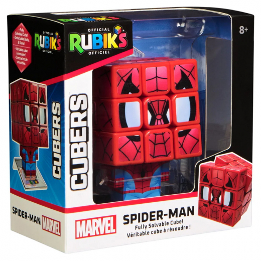 Rubik's Cube 3x3: Spider Man i gruppen SELSKABSSPIL / Spilserier / Rubiks Cube & Speedcubes hos Spelexperten (6071040)