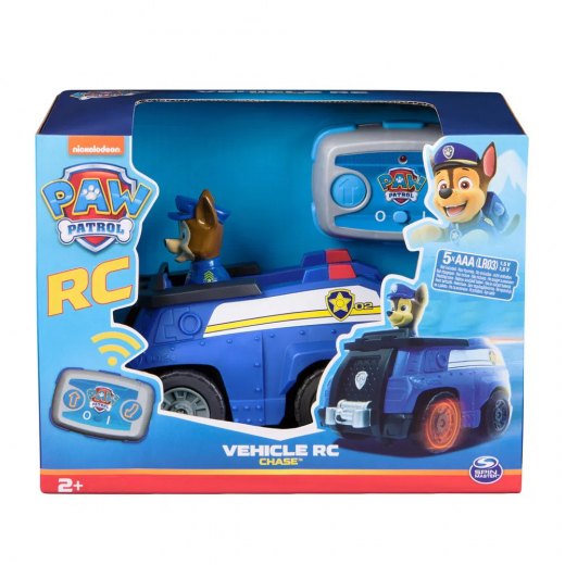 Paw Patrol RC Chase - Politibil i gruppen LEGETØJ / Figurer og legesæt / Paw Patrol hos Spelexperten (6071186-C)