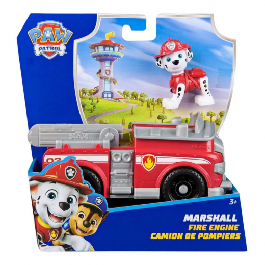 Paw Patrol - Marshall Basiskøretøj 2.0 i gruppen LEGETØJ / Figurer og legesæt / Paw Patrol hos Spelexperten (6071209)