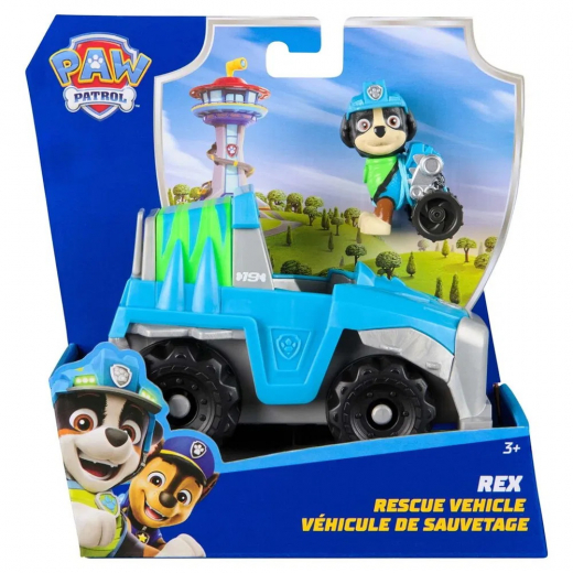 Paw Patrol - Rex Redningskøretøjer 2.0 i gruppen LEGETØJ / Figurer og legesæt / Paw Patrol hos Spelexperten (6071216)