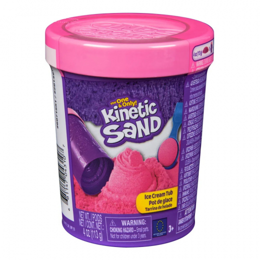 Kinetic Sand - Isbalje Lyserød 113 g i gruppen LEGETØJ / Skab & mal / Kinetic Sand hos Spelexperten (6071551-R)