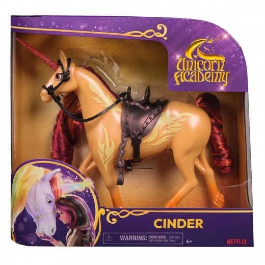 Unicorn Academy Unicorn - Cinder 28 cm i gruppen LEGETØJ / Figurer og legesæt / Unicorn Academy hos Spelexperten (6072053)