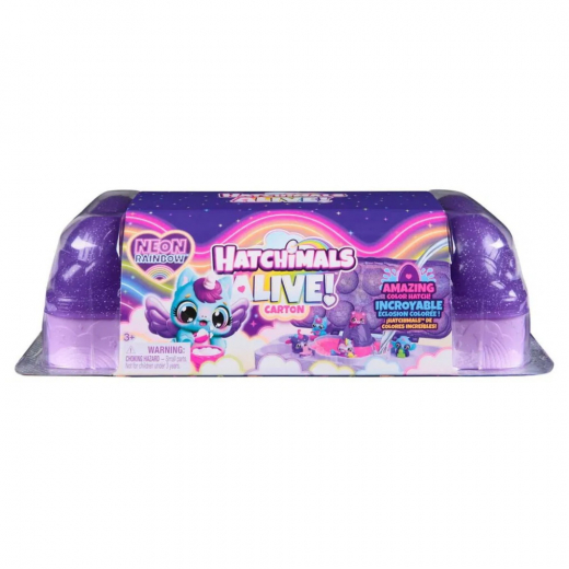 Hatchimals Alive Neon Rainbow Carton i gruppen LEGETØJ / Figurer og legesæt hos Spelexperten (6072615)