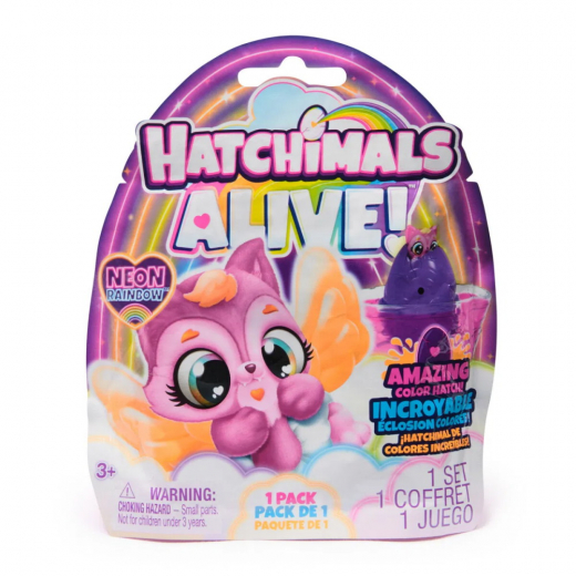 Hatchimals Alive Neon Rainbow i gruppen LEGETØJ / Figurer og legesæt hos Spelexperten (6072752)