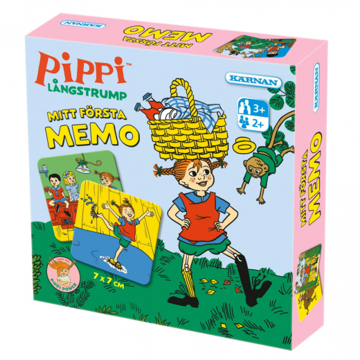 Mitt första Memo - Pippi Långstrump i gruppen SELSKABSSPIL / Spilserier / Memo hos Spelexperten (631140)