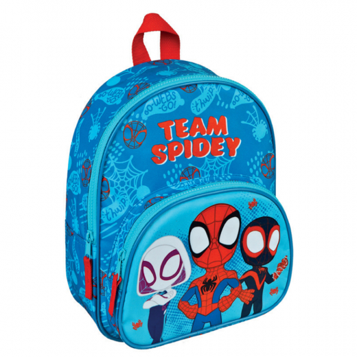 Spiderman - Backpack with front pocket i gruppen LEGETØJ / Børne- & baby / Rygsække og tasker hos Spelexperten (6600000091)